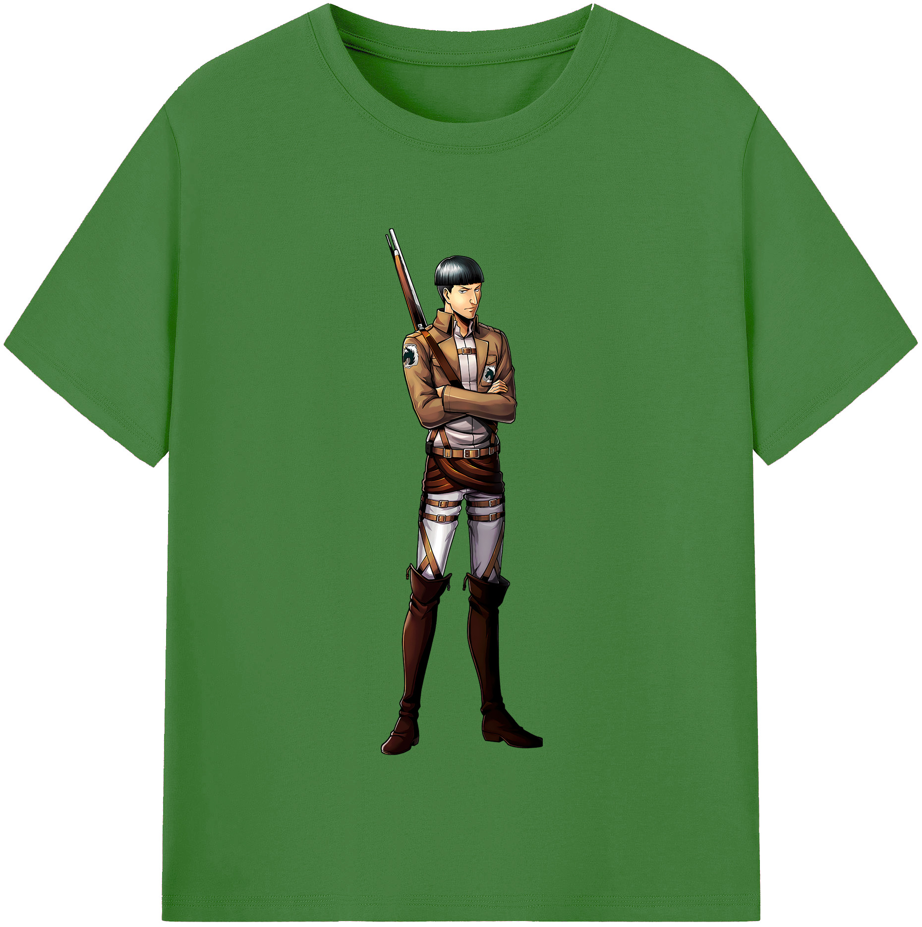 （画像用） 進撃の巨人 Attack on Titan レディースカジュアルプリントTシャツ（綿100％）